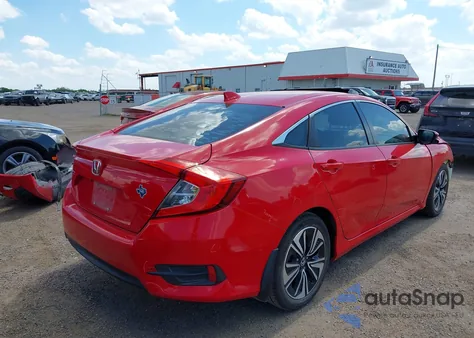 2016 Honda Civic Ex-L from USA, damaged, VIN 2HGFC1F75GH658397